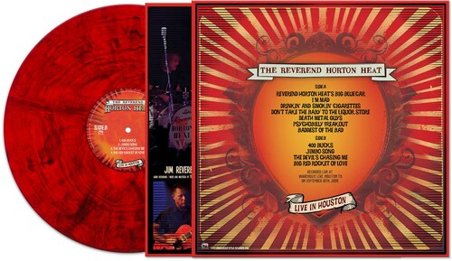 The Reverend Horton Heat - Live In Houston - Red Marble (Colored Vinyl, Red)