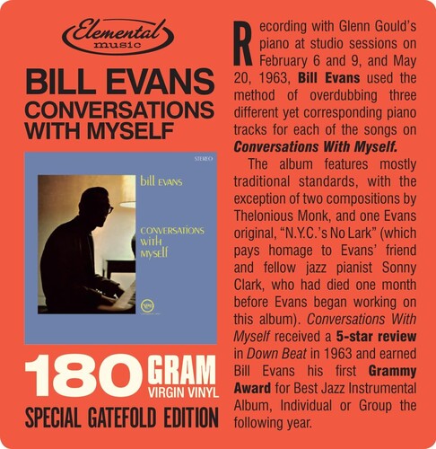 Bill Evans - Conversations With Myself [Import] (Gatefold LP Jacket, Spain - Import)