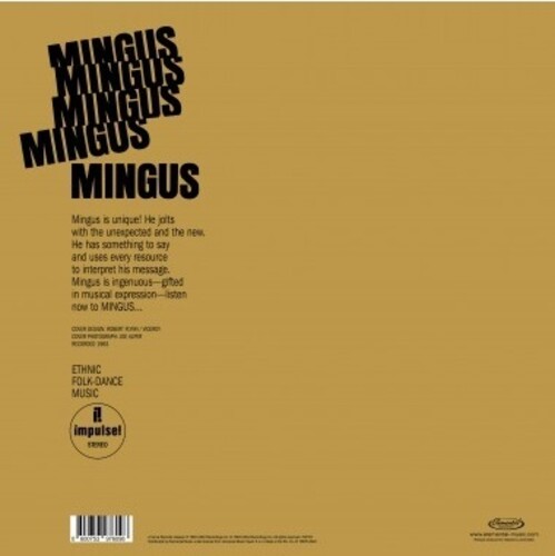 Charles Mingus - Mingus Mingus Mingus - Gatefold [Import] (Gatefold LP Jacket, Spain - Import)