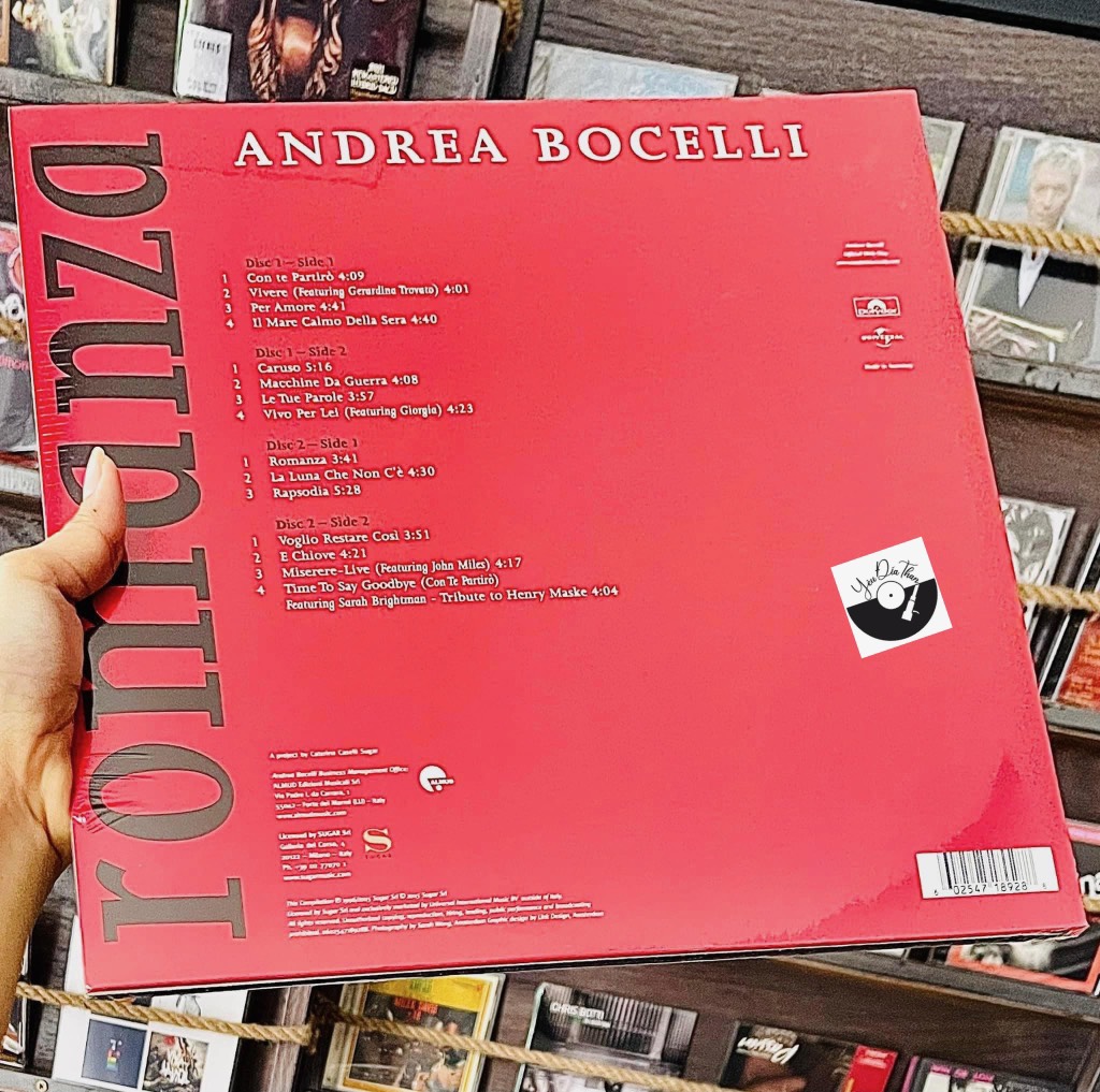 vinyl ANDREA BOCELLI - ROMANZA ( 2 LP )