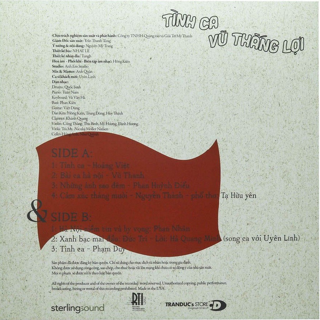 VŨ THẮNG LỢI - TÌNH CA