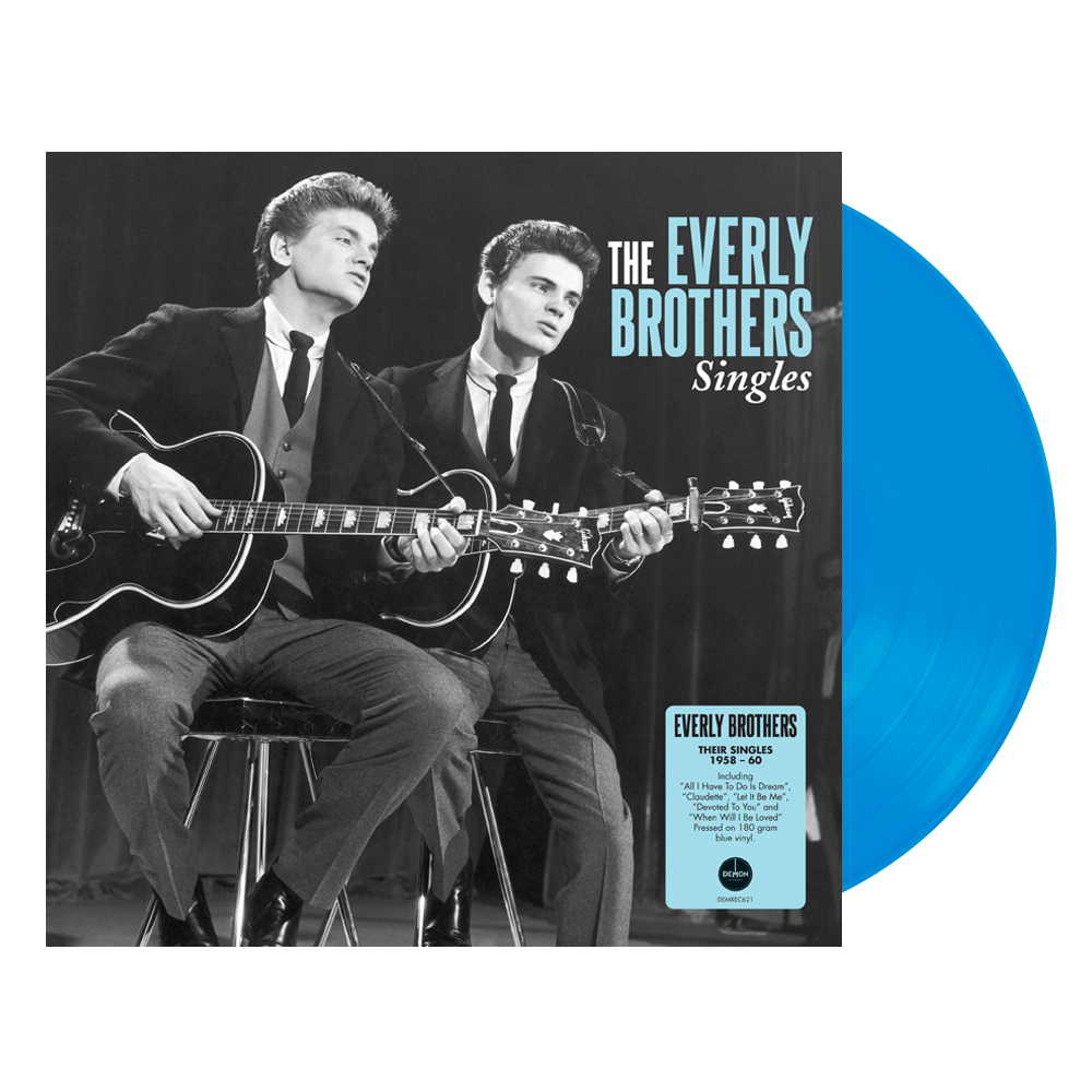 vinyl EVERLY BROTHERS - SINGLES (HEAVYWEIGHT BLUE VINYL)