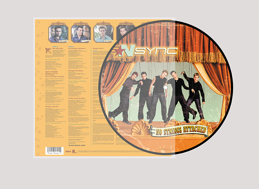 vinyl NSYNC - NO STRINGS ATTACHED (picture disc,20TH ANNIVERSARY EDITION)