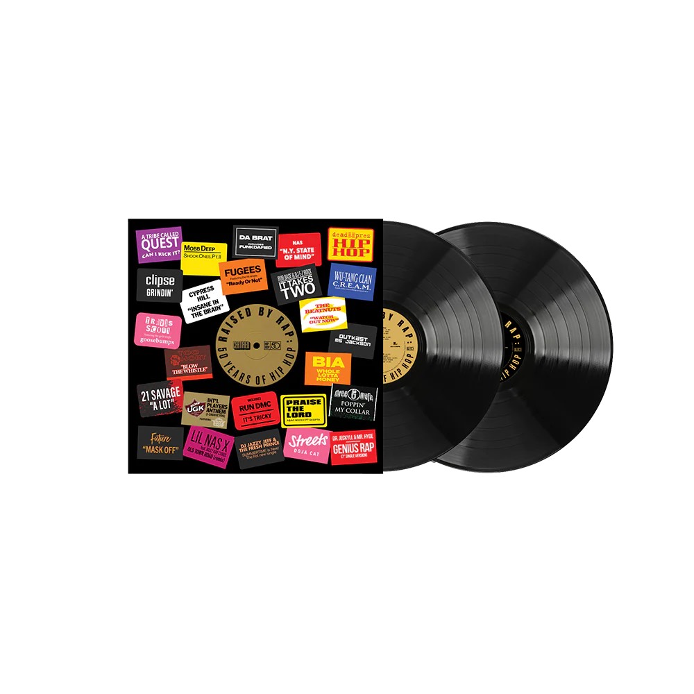 vinyl VARIOUS ARTISTS - RAISED BY RAP: 50 YEARS OF HIP HOP (X) (2LP)
