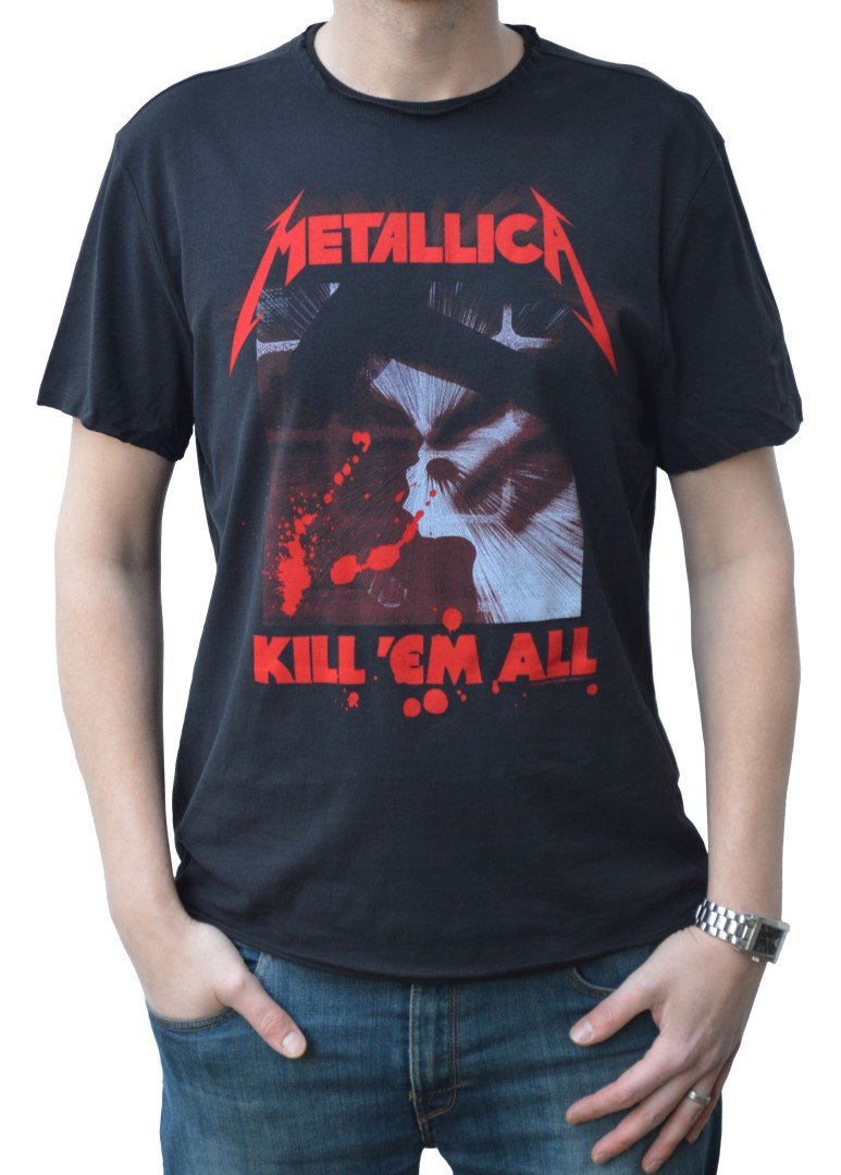 METALLICA - KILL THEM ALL AMPLIFIED VINTAGE BLACK XX LARGE T-SHIR
