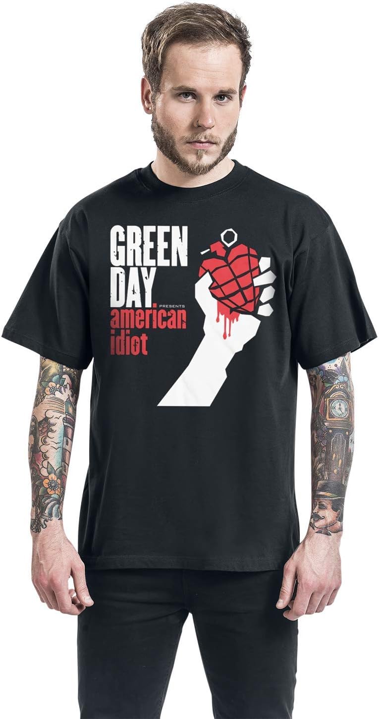 GREENDAY - AMERICAN IDIOT AMPLIFIED XX LARGE VINTAGE BLACK T SHIR