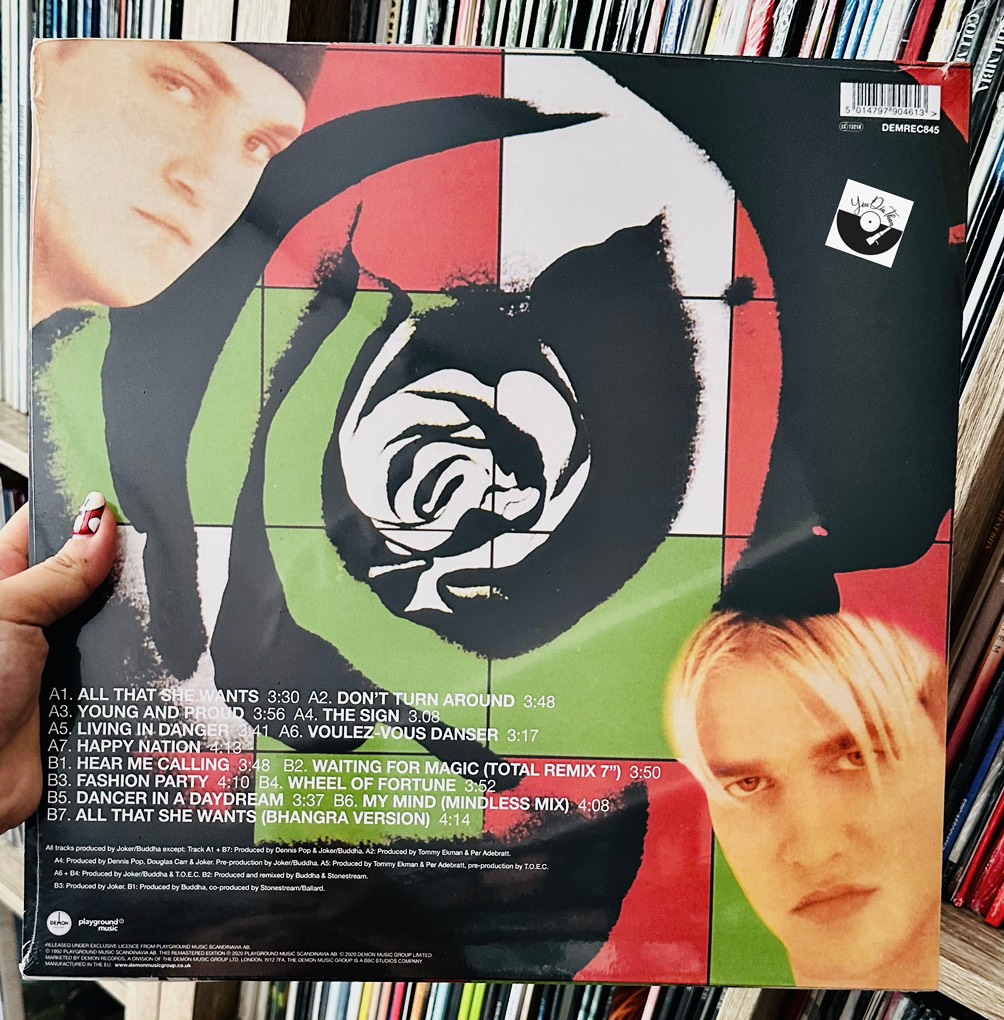 vinyl ACE OF BASE - HAPPY NATION (CLEAR VINYL)