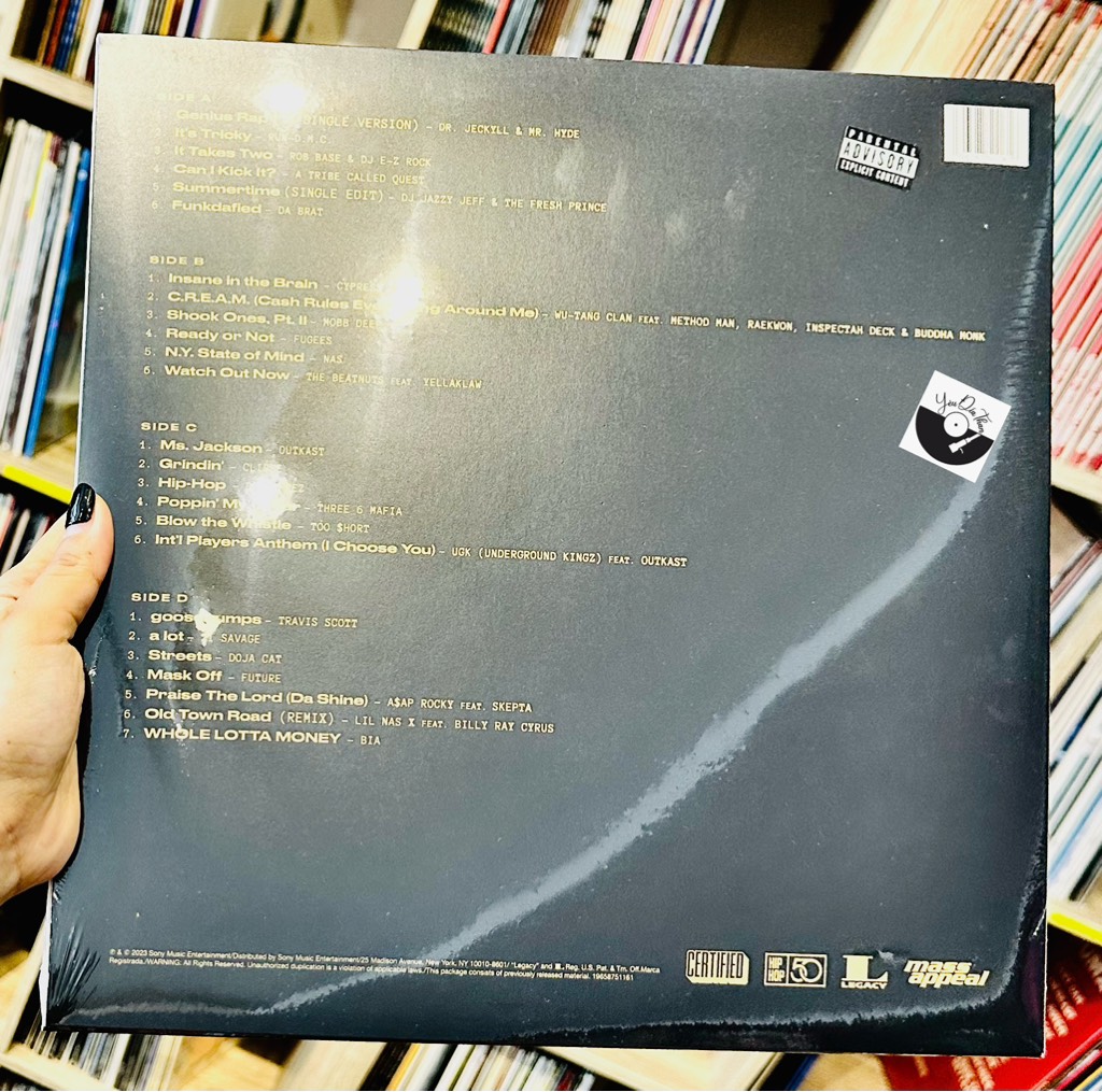 vinyl VARIOUS ARTISTS - RAISED BY RAP: 50 YEARS OF HIP HOP (X) (2LP)