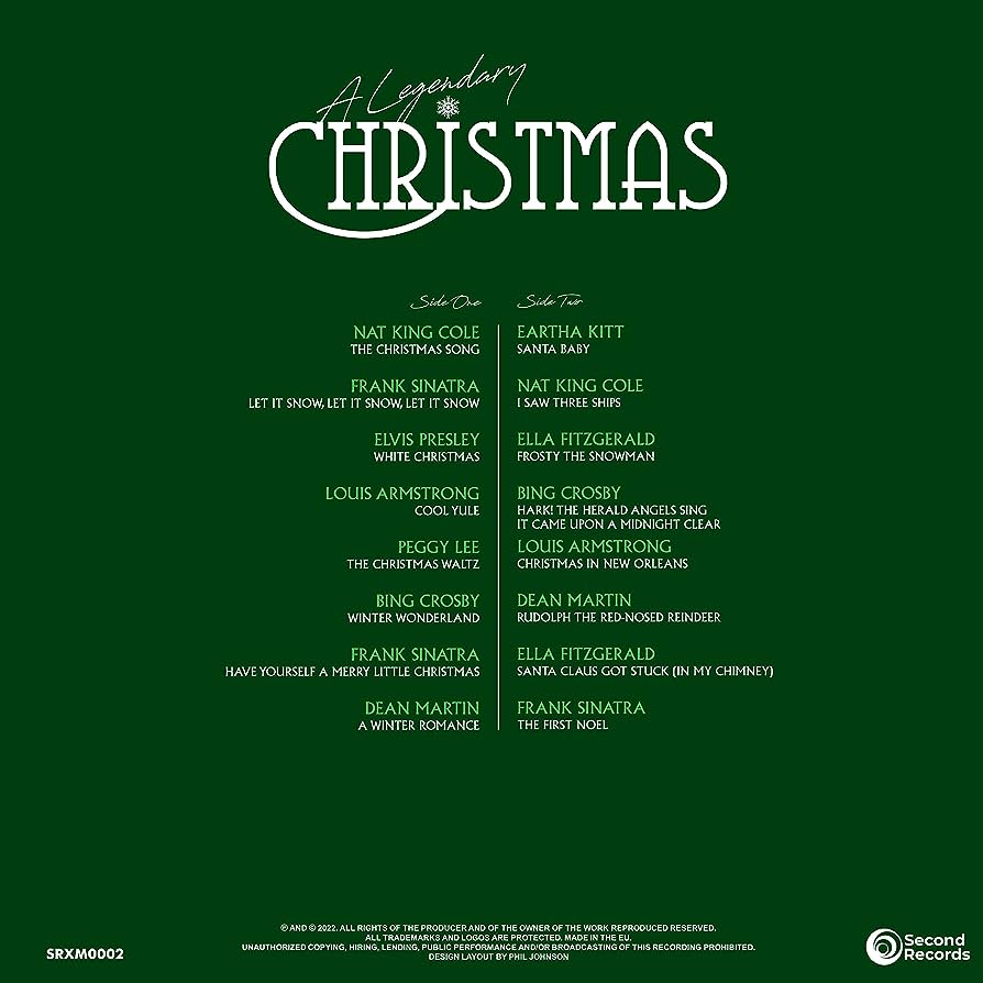 vinyl VARIOUS ARTISTS - LEGENDARY CHRISTMAS - VOLUME TWO - GREEN COLLECTION (GREEN VINYL)