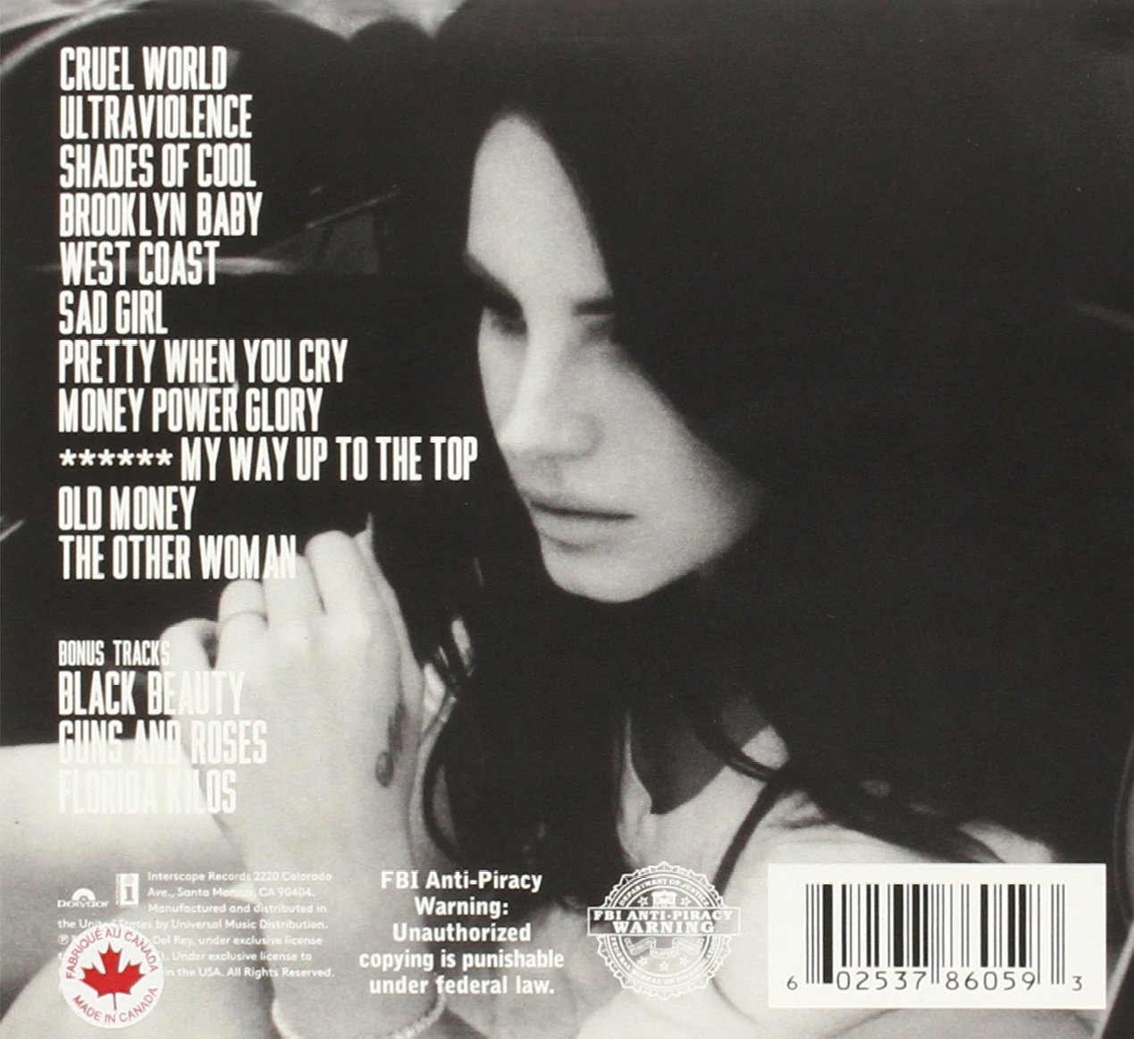 vinyl LANA DEL REY - ULTRAVIOLENCE ( 2LP , deluxe ,+ 3 bonus tracks)