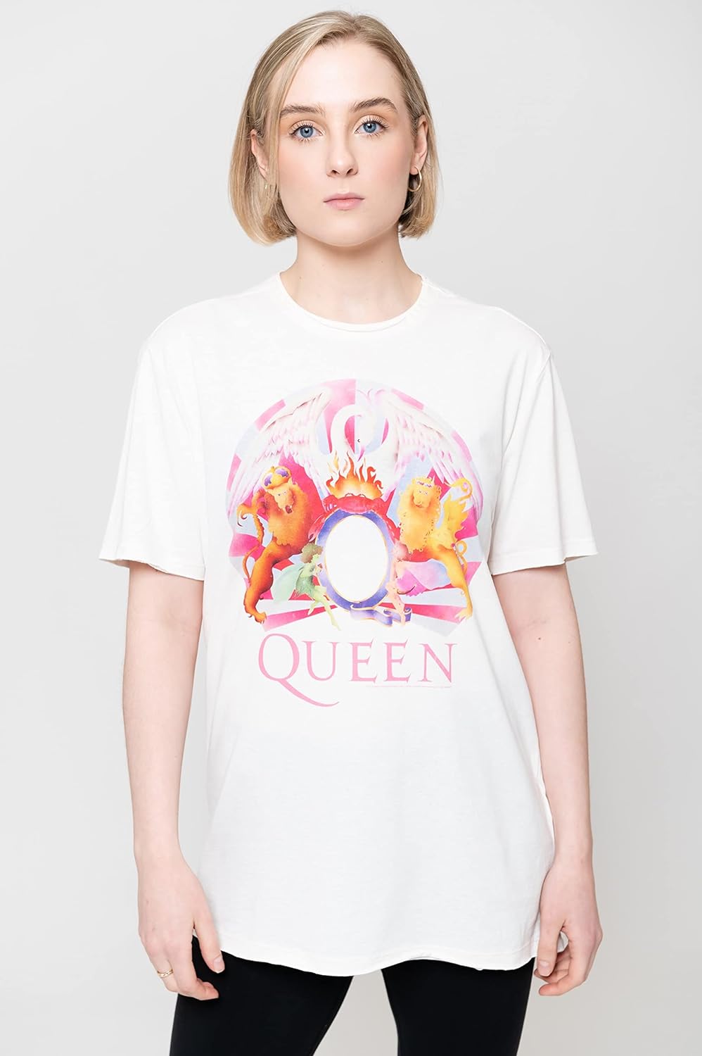 QUEEN - NIGHT AT THE OPERA CREST AMPLIFIED VINTAGE WHITE X LARGE