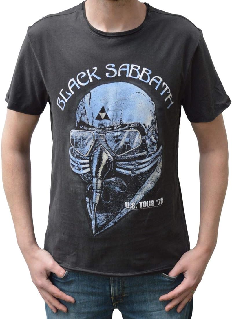BLACK SABBATH 78 TOUR AMPLIFIED VINTAGE CHARCOAL MEDIUM T SHIRT