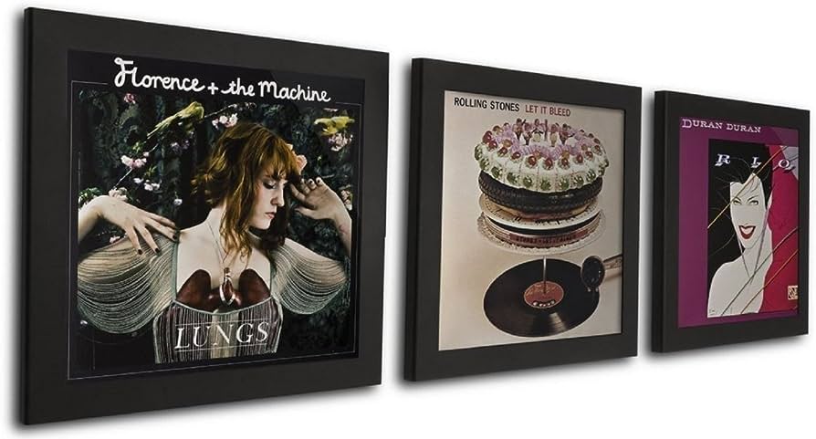 Khung Đĩa than - Display Frame Vinyl Record 12 Inch  - Vinyl Styl®  - Wall Hanging (Black)