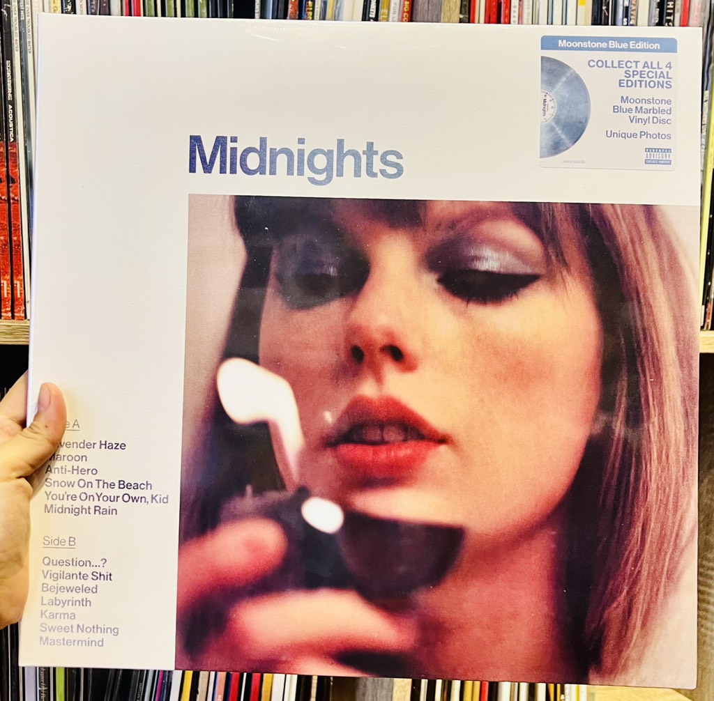 vinyl TAYLOR SWIFT - MIDNIGHTS (X) (MOONSTONE BLUE EDITION VINYL)