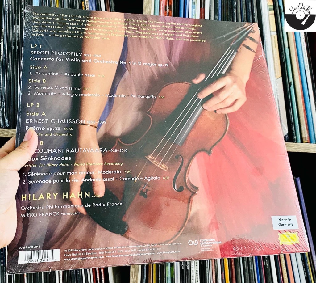 HILARY HAHN - PARIS (2LP)
