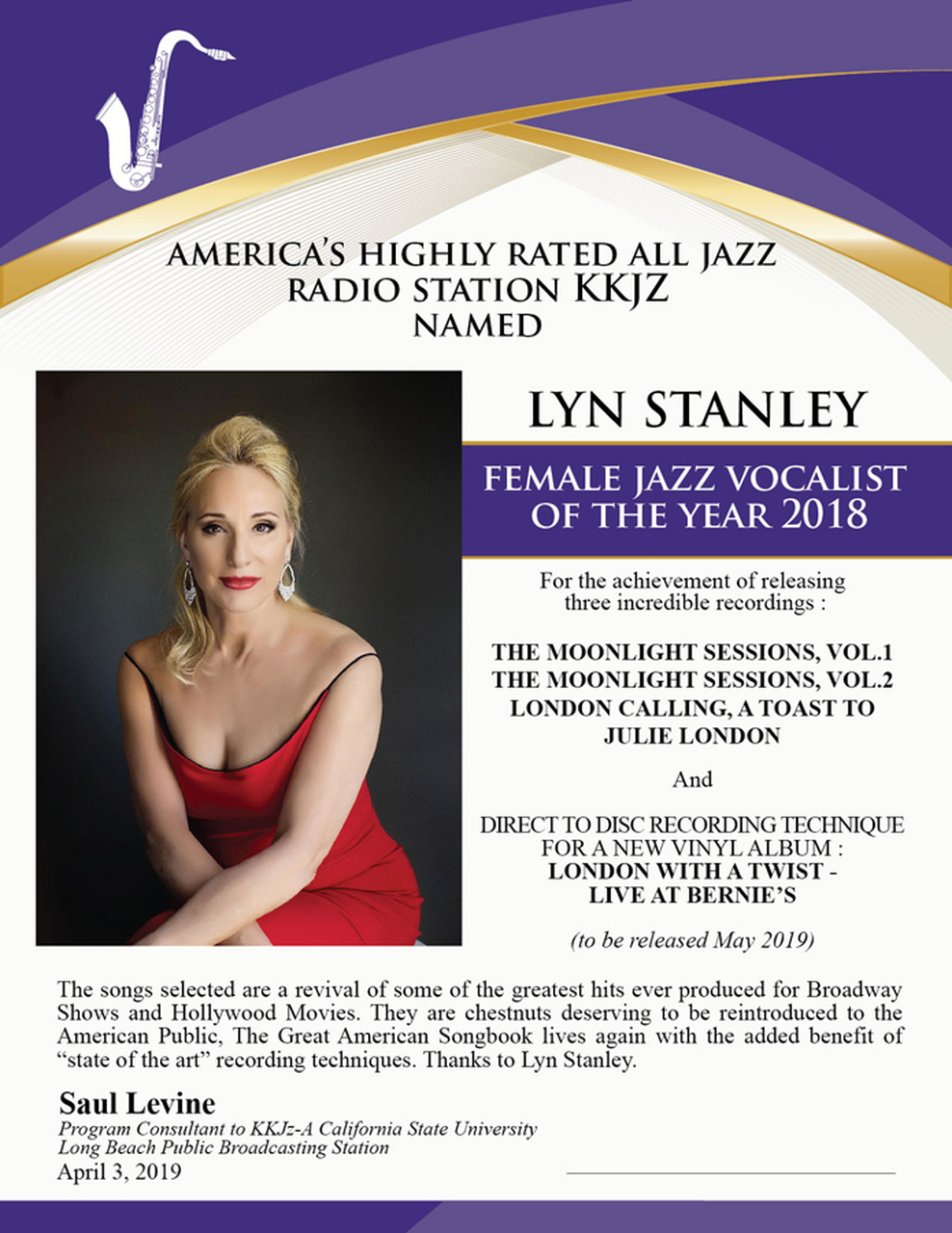Đĩa LP Lyn Stanley - London Calling: A Toast To Julie London 180g 2xLP