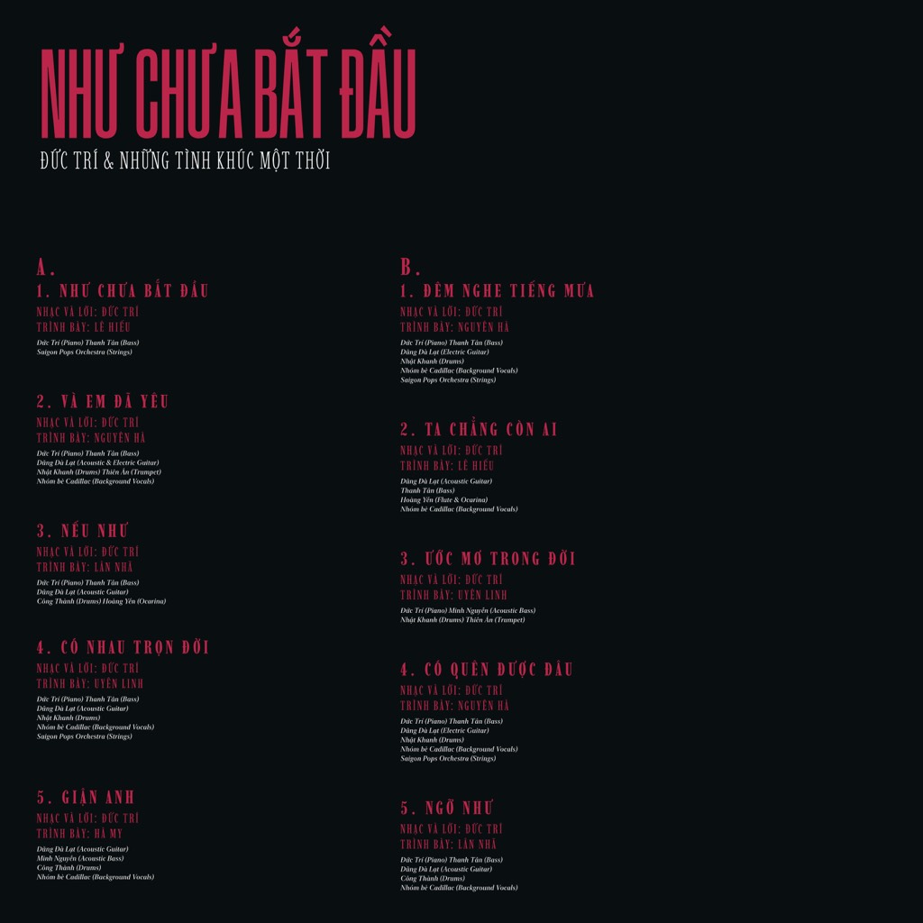 Nhiều ca sĩ - Như chưa bắt đầu