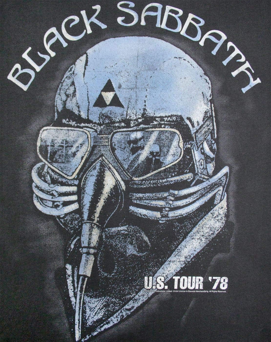 BLACK SABBATH 78 TOUR AMPLIFIED VINTAGE CHARCOAL MEDIUM T SHIRT