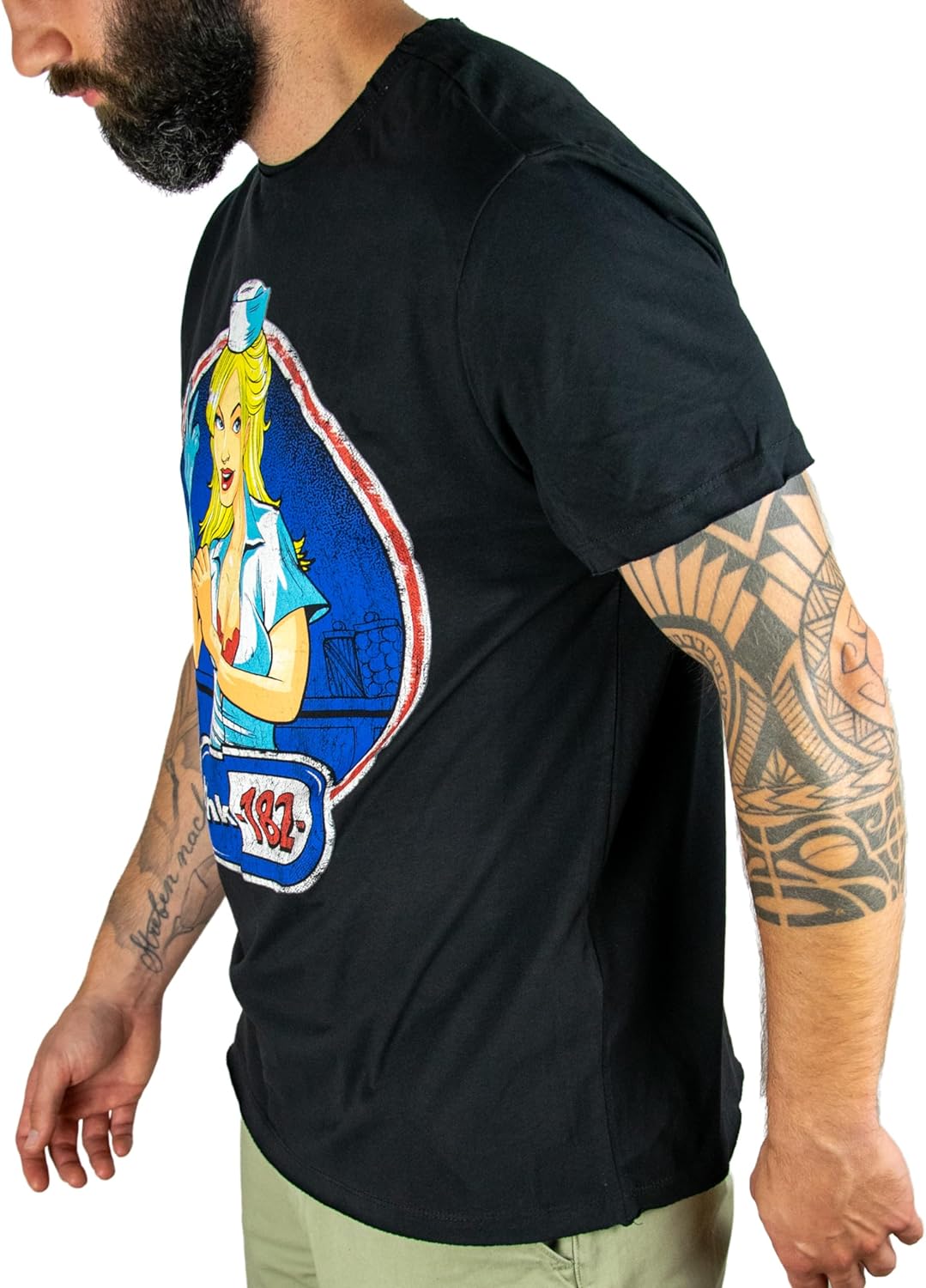 BLINK 182 ENEMA OF THE STATE AMPLIFIED X LARGE VINTAGE BLACK T SH