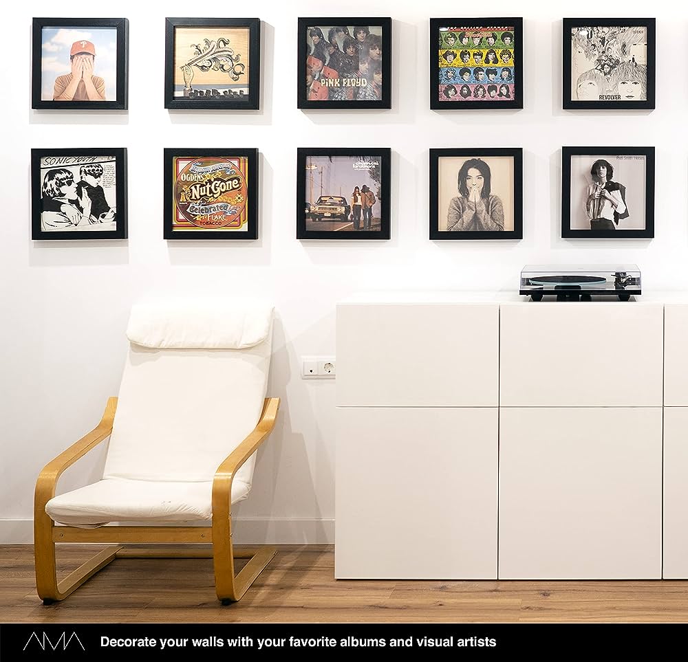 Khung Đĩa than - Display Frame Vinyl Record 12 Inch  - Vinyl Styl®  - Wall Hanging (Black)