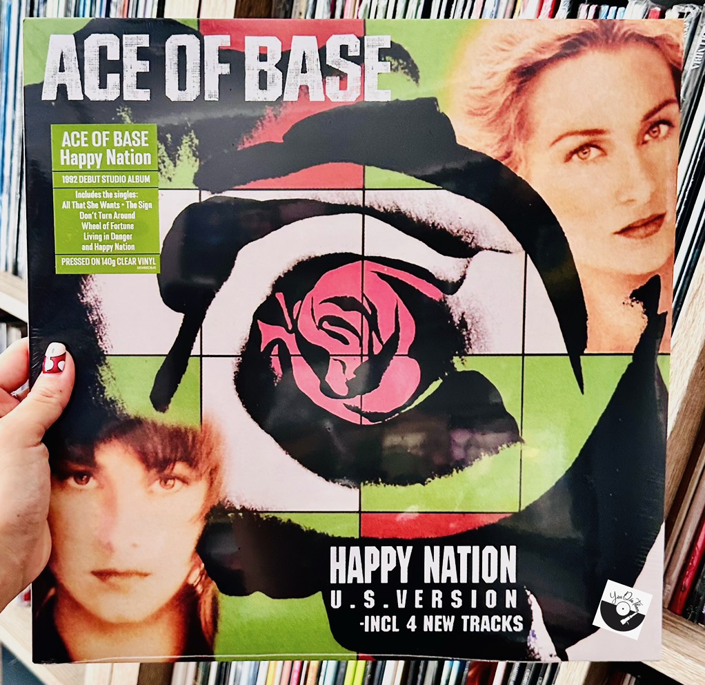 vinyl ACE OF BASE - HAPPY NATION (CLEAR VINYL)