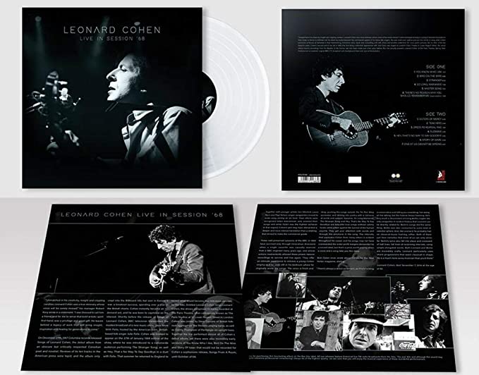 đĩa than Leonard Cohen – Live In Session '68 ( Limited White vinyl )