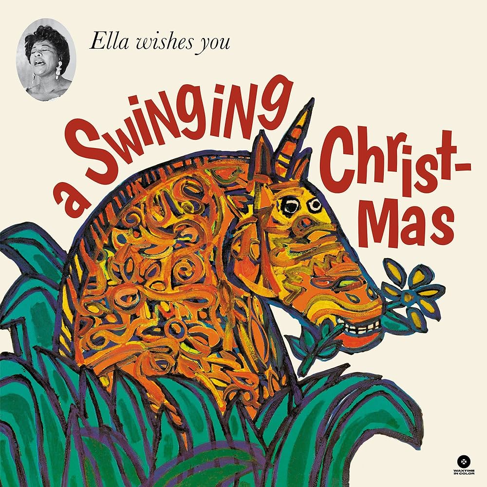 ELLA  FITZGERALD- ELLA WISHES YOU A SWINGING CHRISTMAS (WHITE VINYL)