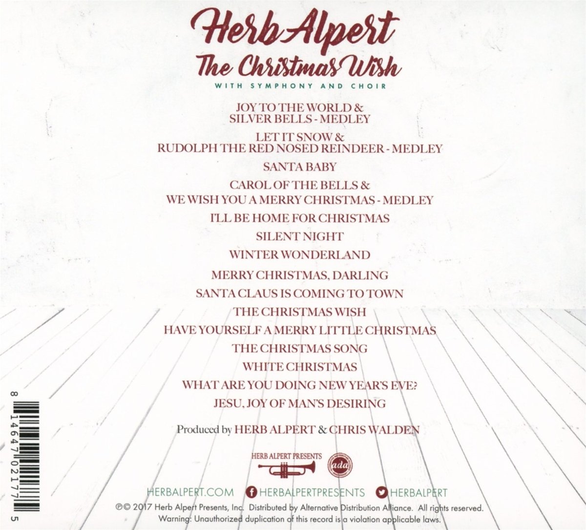HERB ALPERT - The Christmas Wish