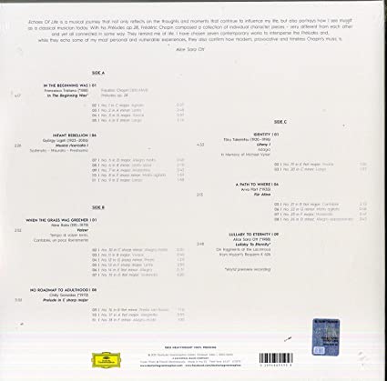 Alice Sara Ott. - Echoes Of Life