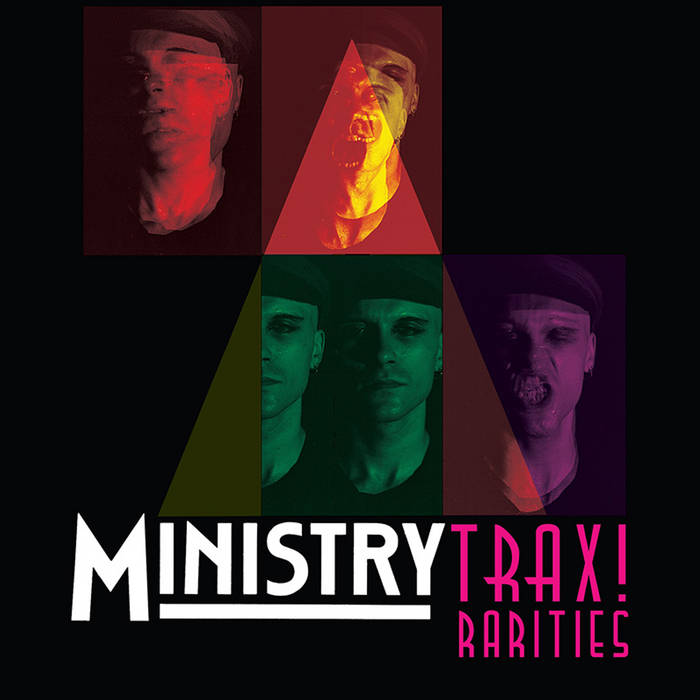 Trax Rarities - Black/ white/ magenta Splatter