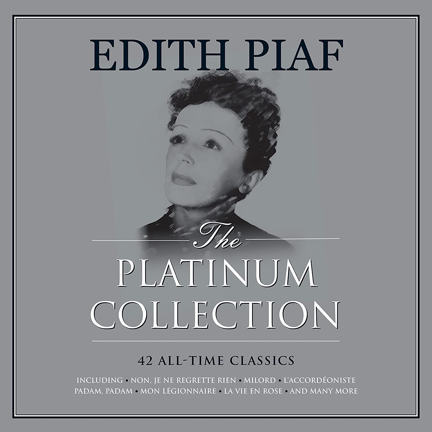 vinyl EDITH PIAF - PLATINUM COLLECTION (3LP, WHITE VINYL)