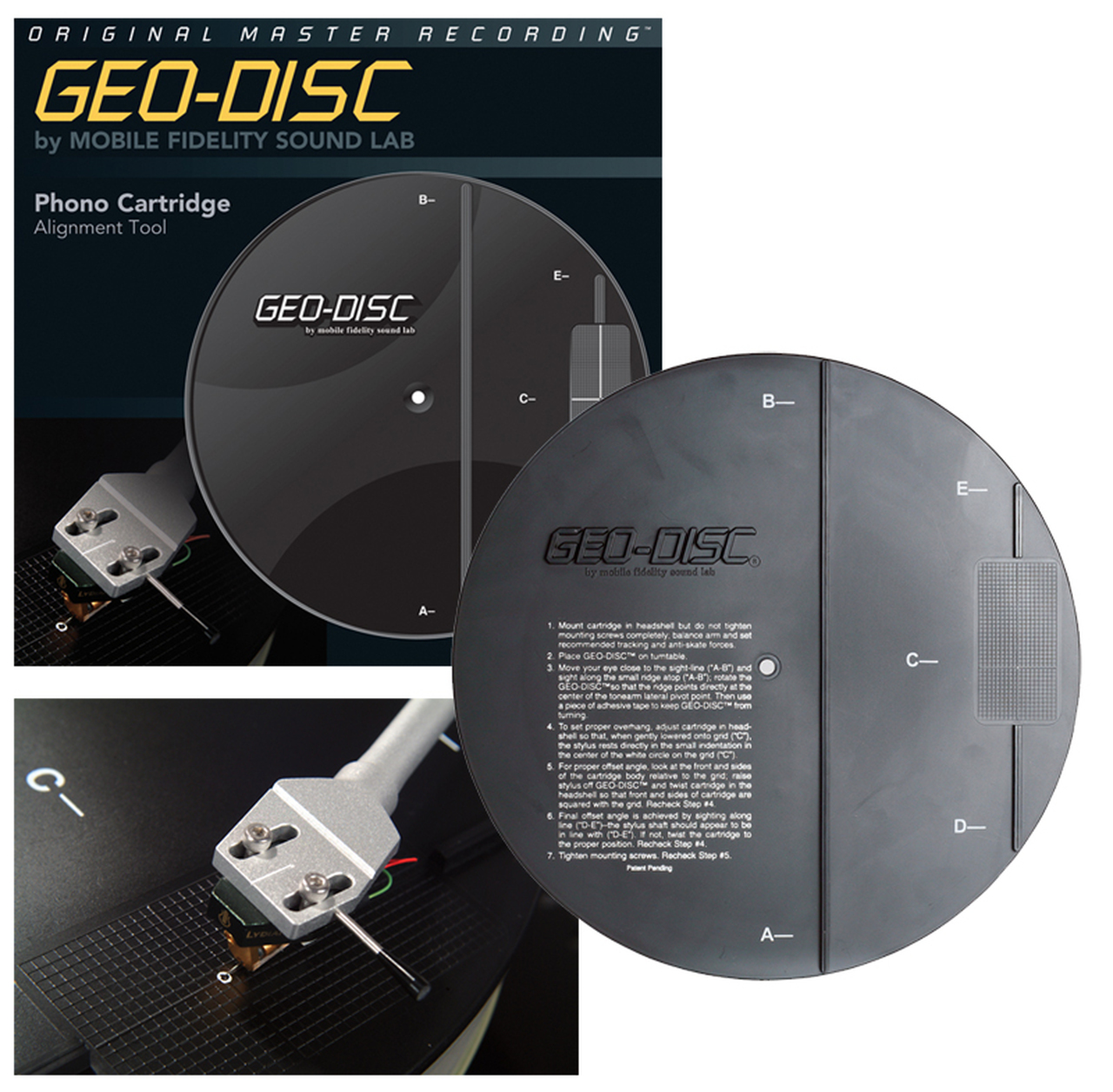 Mobile Fidelity Geo-Disc Cartridge Alignment Disc
