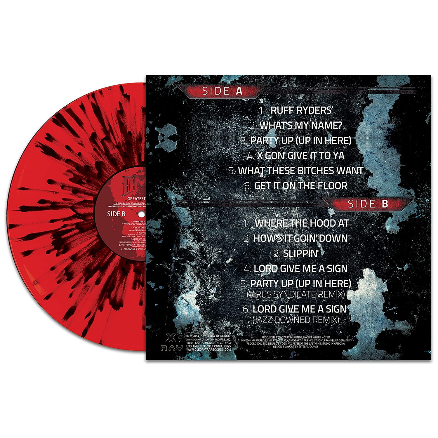 DMX -  Greatest Hits  (Red & Black Splatter Vinyl)