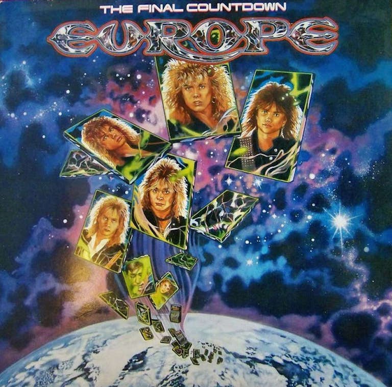 vinyl EUROPE - FINAL COUNTDOWN (BLUE SPLATTER VINYL)