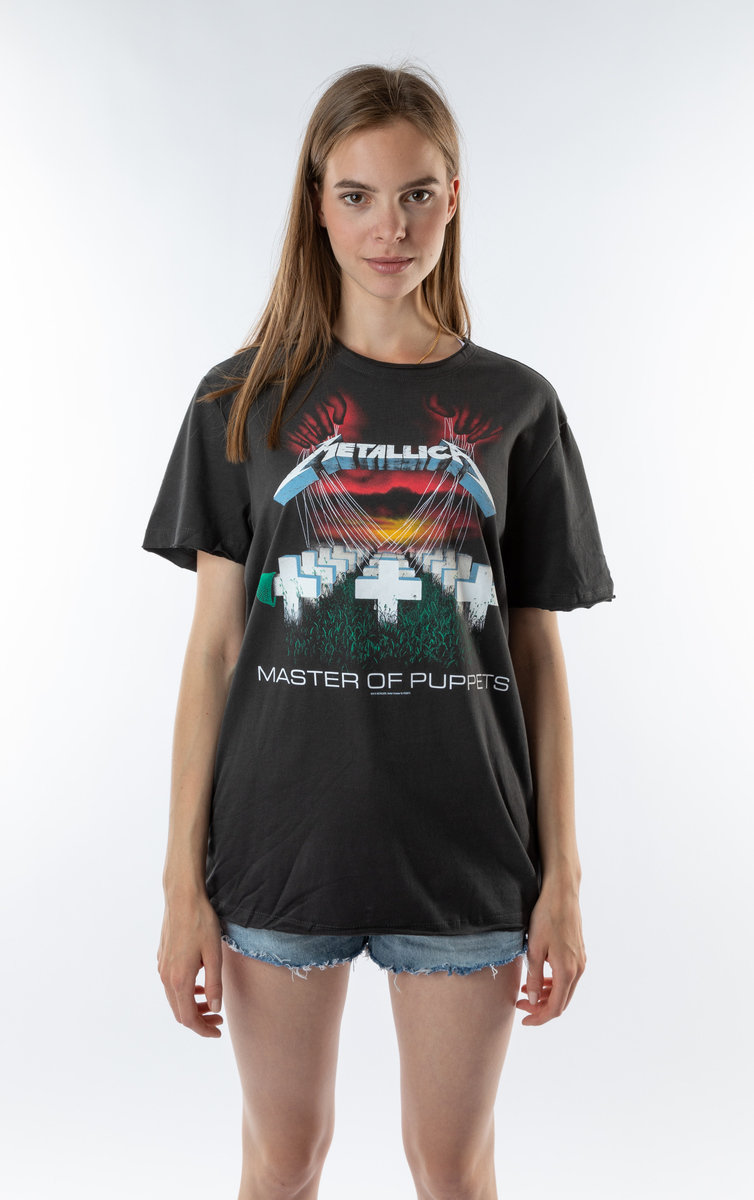 METALLICA - MASTERS OF PUPPETS AMPLIFIED VINTAGE CHARCOAL XX LARG