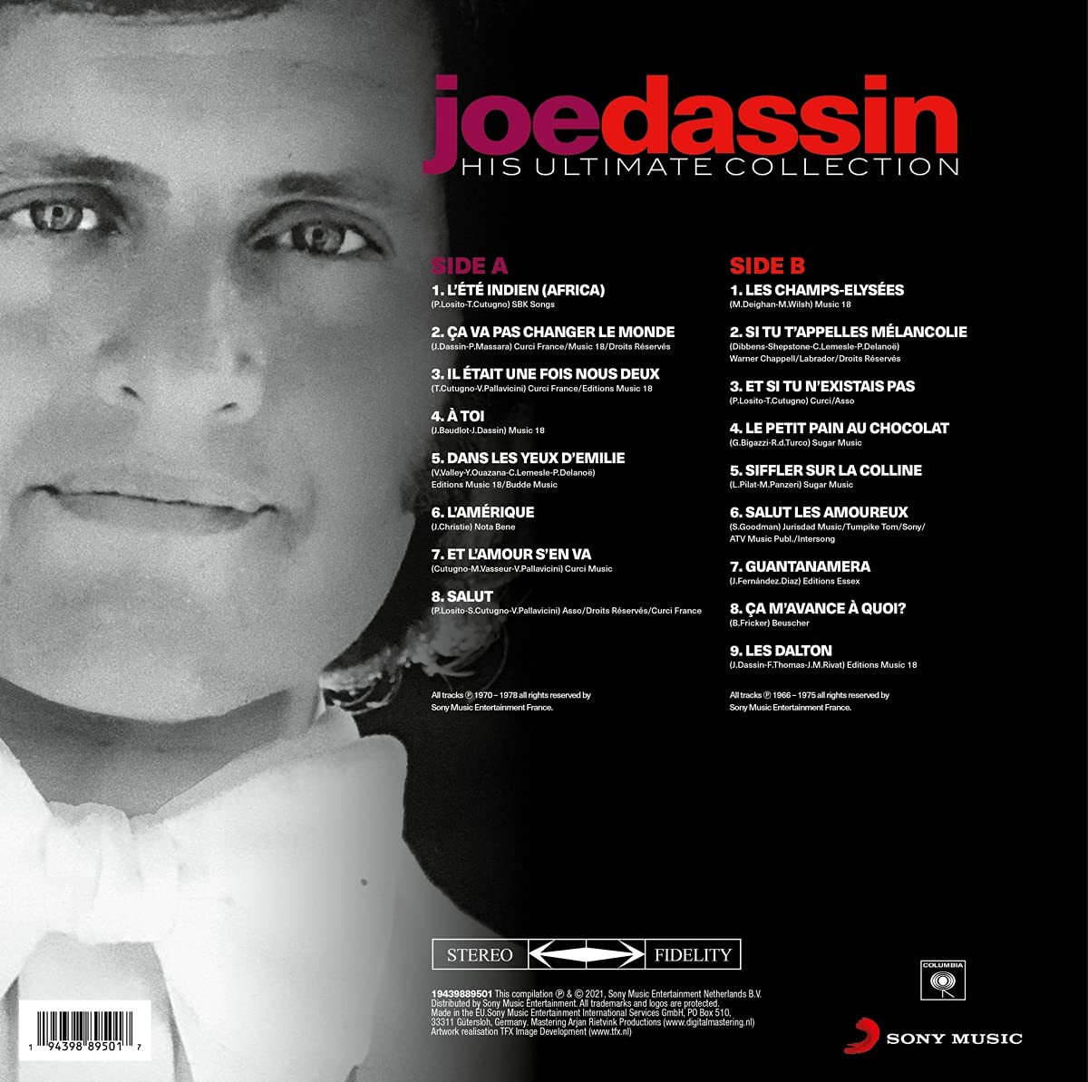 vinyl Joe Dassin – His Ultimate Collection