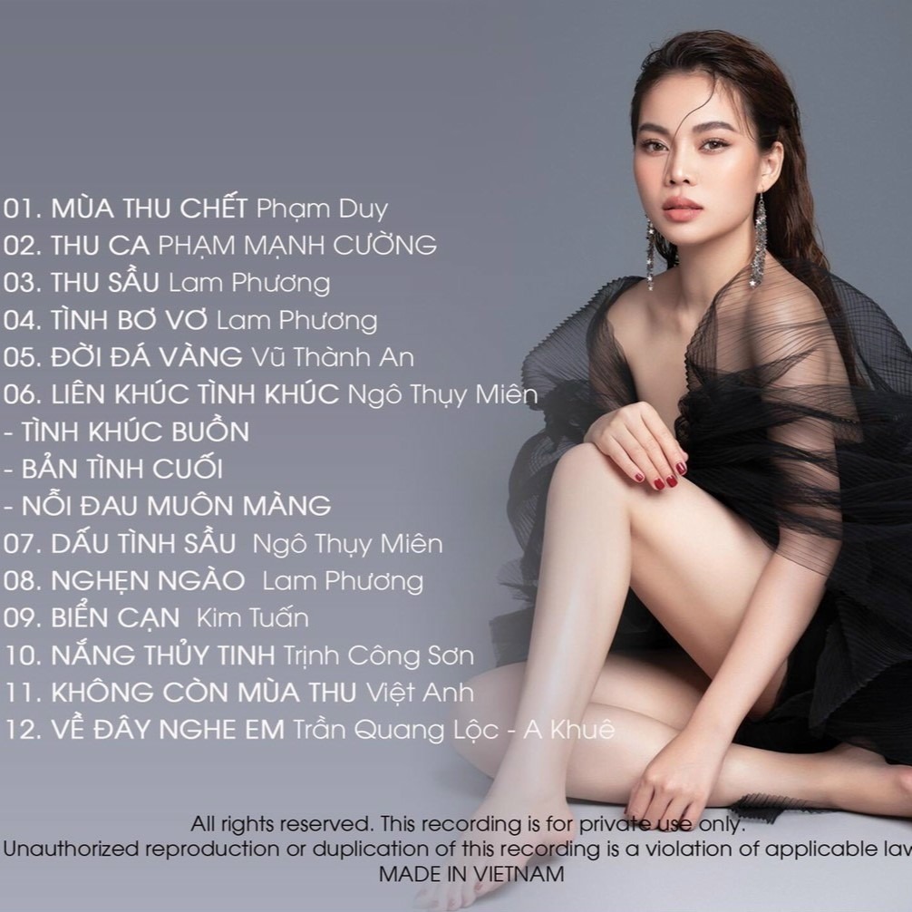 ĐĨA CD GIANG HỒNG NGỌC - MÙA THU CHẾT