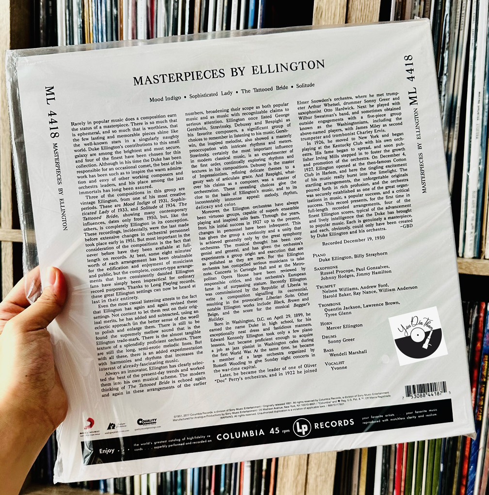 đĩa than DUKE ELLINGTON - masterpieces by Ellington (45RPM, 2LP)
