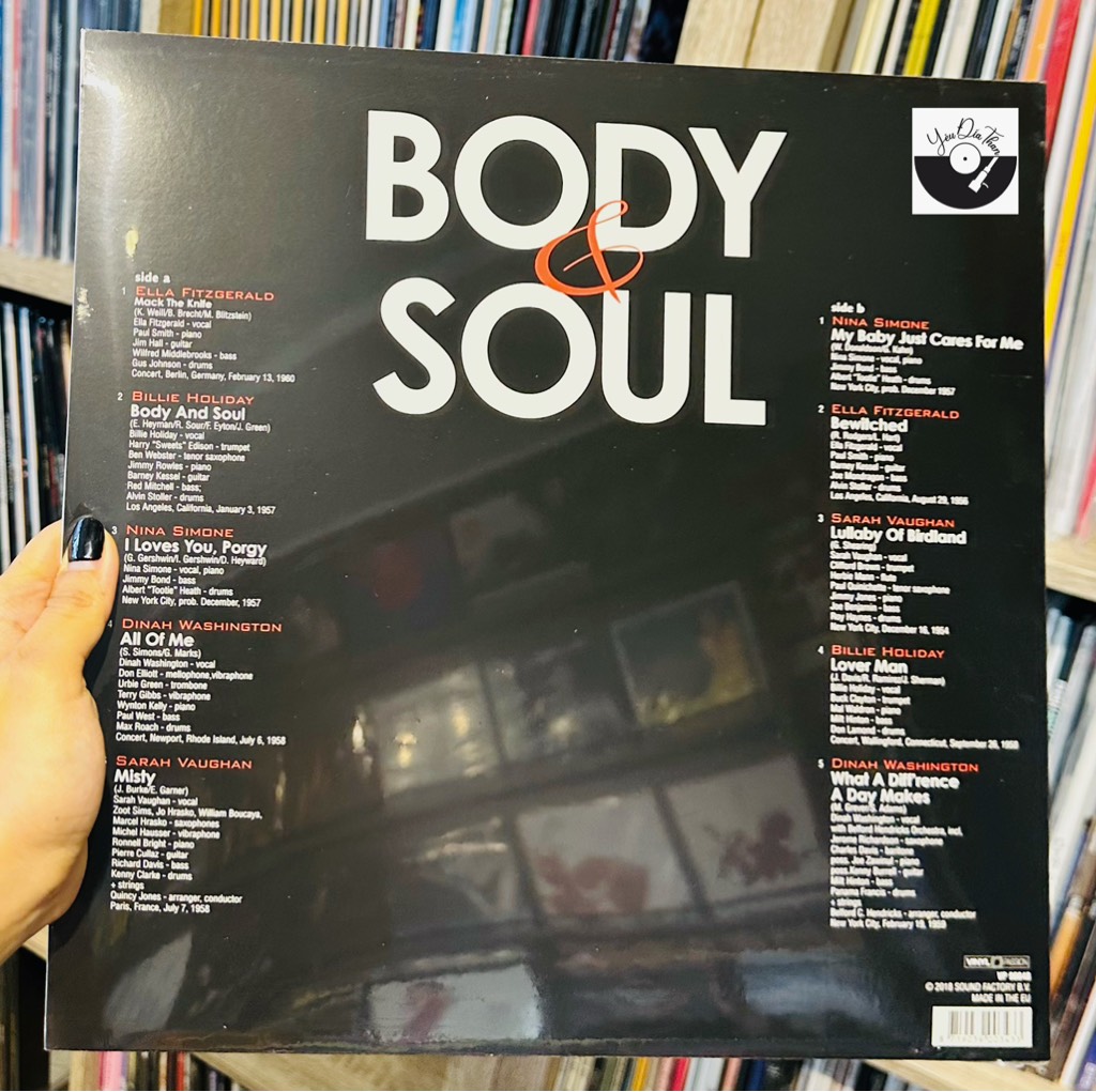 VARIOUS ARTISTS - BODY & SOUL: LEGENDARY LADIES OF JAZZ (180G)