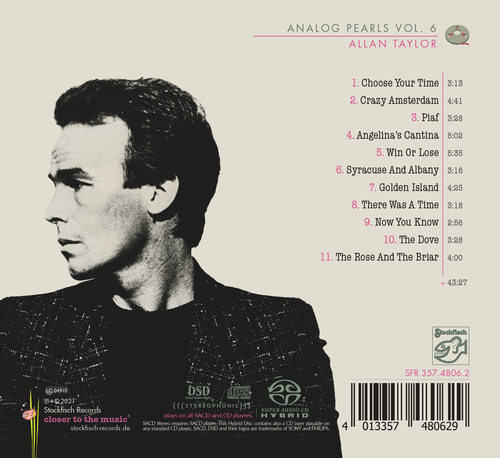 ĐĨA SACD ALLAN TAYLOR ANALOG PEARLS VOL. 6 - WIN OR LOSE HYBRID STEREO