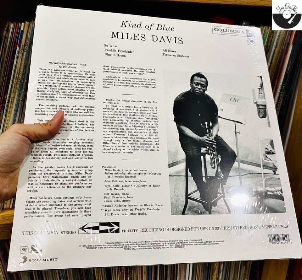 vinyl Miles Davis – Kind Of Blue (Limited Edition, DL CODE, Blue Marbled)