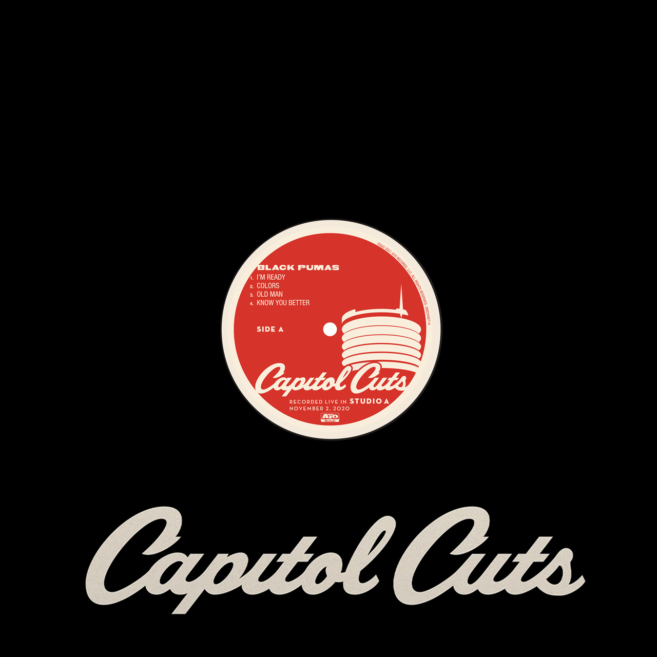 đĩa than Black Pumas - Capitol Cuts - Live From Studio A (Red Vinyl)