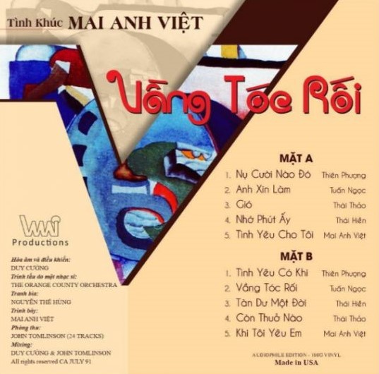 Tình khúc Mai Anh Việt - Vầng tóc rối.