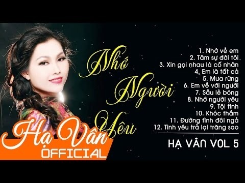 ĐĨA CD HẠ VÂN - NHỚ NGƯỜI YÊU