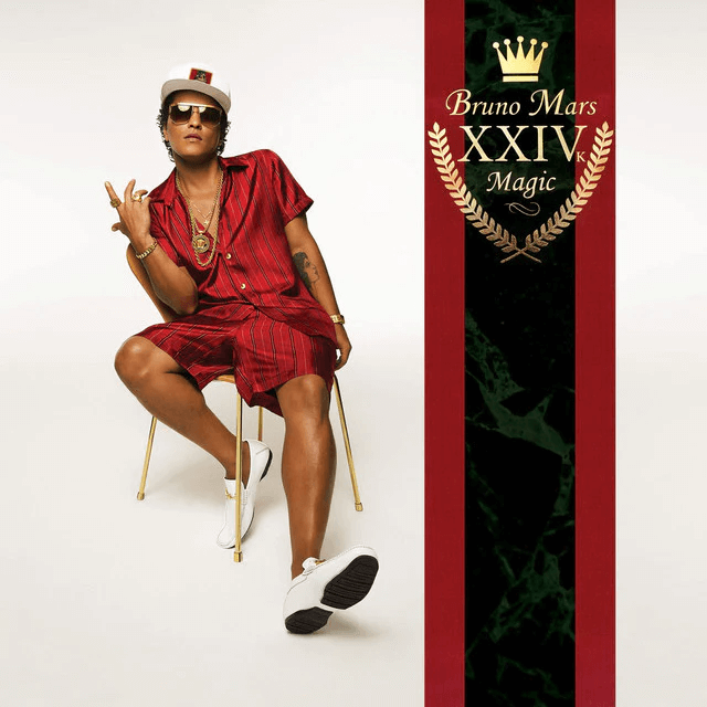 vinyl BRUNO  MARS - 24K MAGIC (Atlantic 75 Reissue , Clear Vinyl )