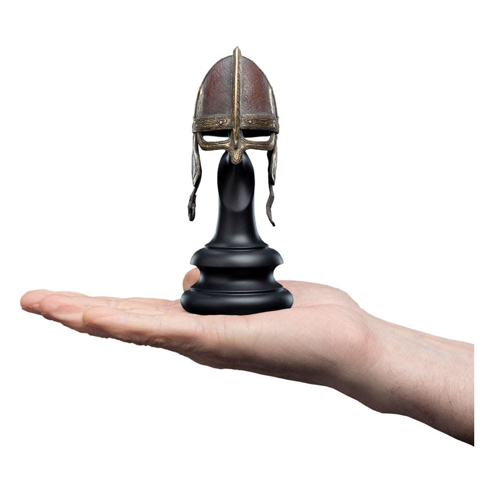 WETA Workshop Mini Prop Replica - The Lord of the Rings Trilogy - Rohirrim Soldier's Helm 1:4 Scale (Limited Edition)