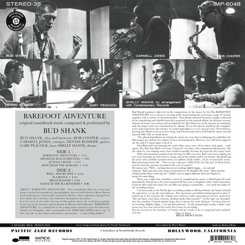 Bud Shank Barefoot Adventure 180g LP