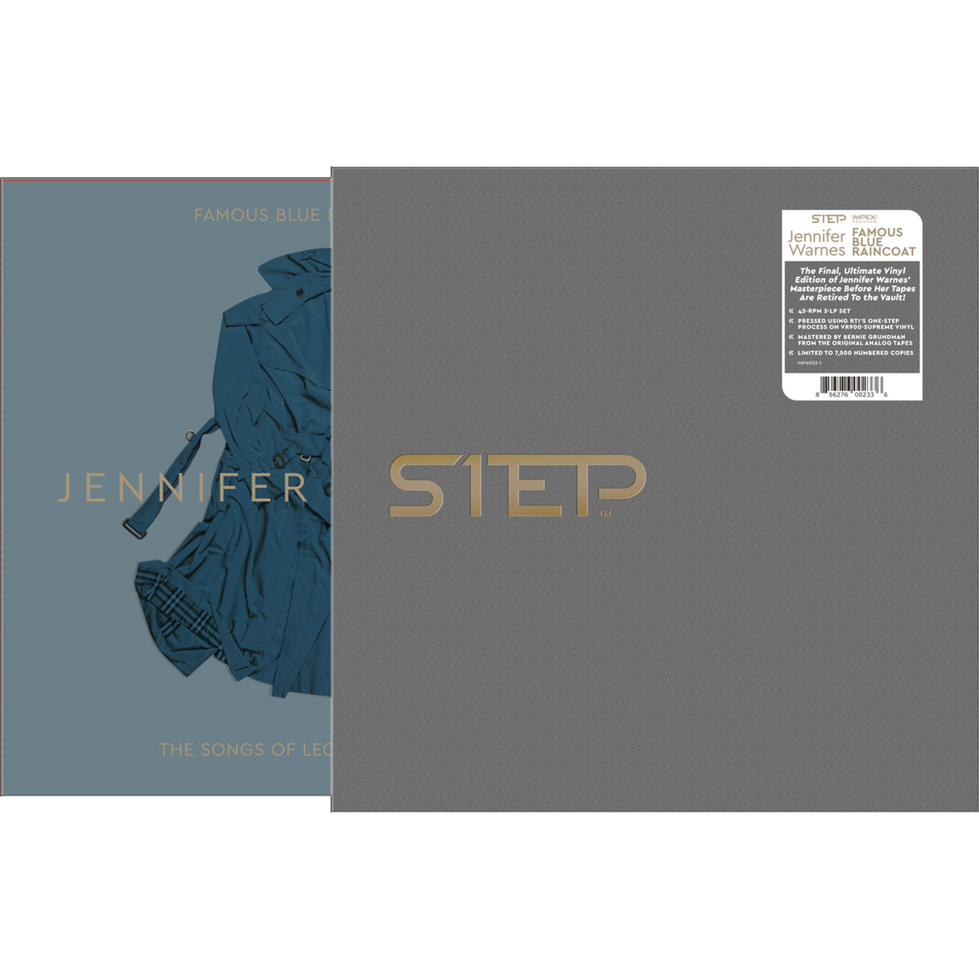 Jennifer Warnes - Famous Blue Raincoat 1STEP Numbered Limited Edition 180g 45rpm 3LP