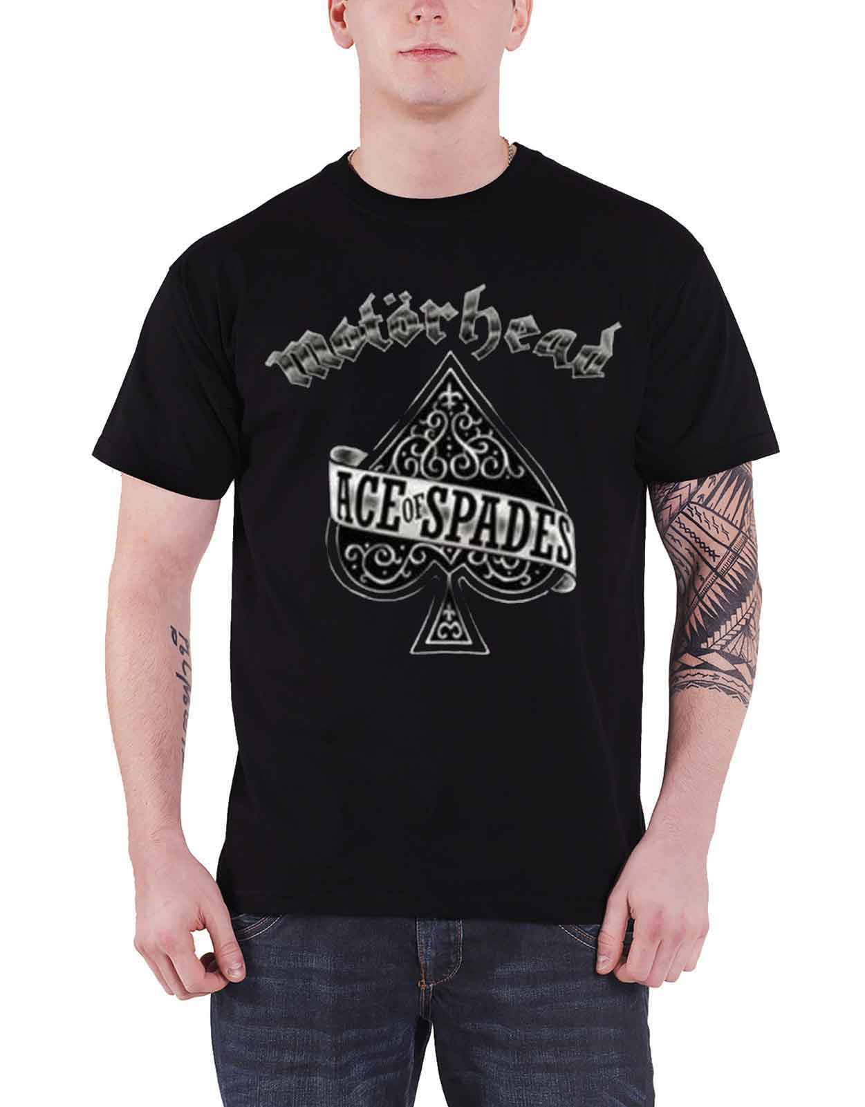 MOTORHEAD ACE OF SPADES AMPLIFIED X LARGE VINTAGE CHARCOAL T SHIR