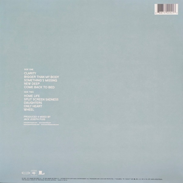 JOHN MAYER - HEAVIER THINGS (180G)